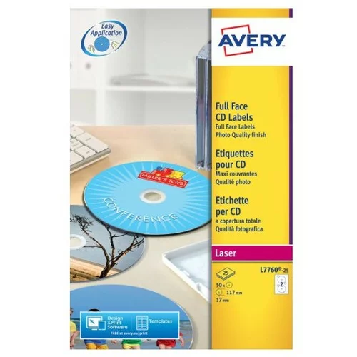 Avery Zweckform Etikete za CD, SuperSize