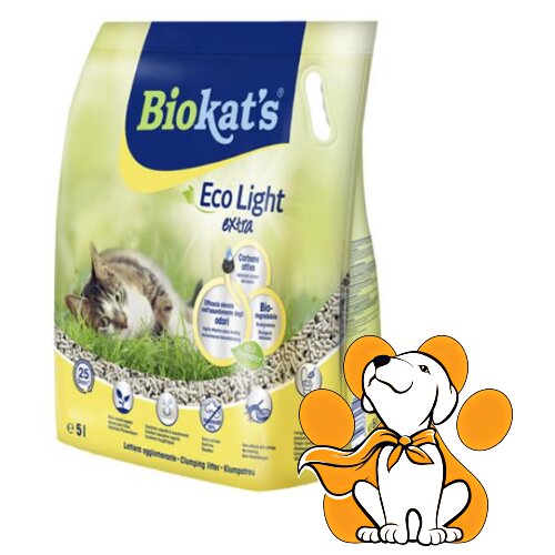 Biokats Eco Light Extra 5l, Posip Od Zrna Soje i Prirodnih Biljnih Vlakana Cene