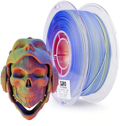  ZIRO Tri-Color Matte PLA filament 1.75 mm – Neon Cene
