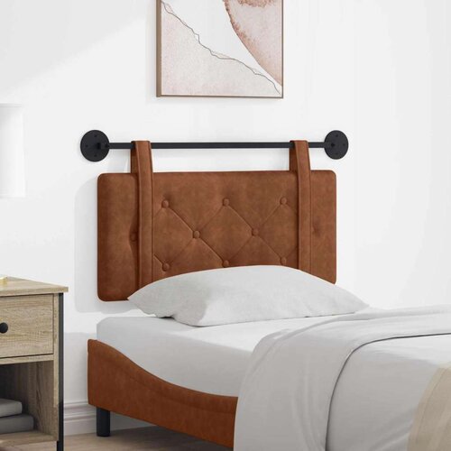  Držeće uzglavlje Zidne Smeđa 90 cm Antikni PU - Smeđa 90 cm bez LED Cijene