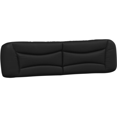 VidaXL Jastuk za uzglavlje crni 200 cm od umjetne kože Slike
