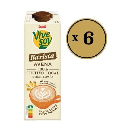 Vivesoy Sojin napitak Barista 1000 ml (sa &amp;scaron;ećerom), 6 komada Slike