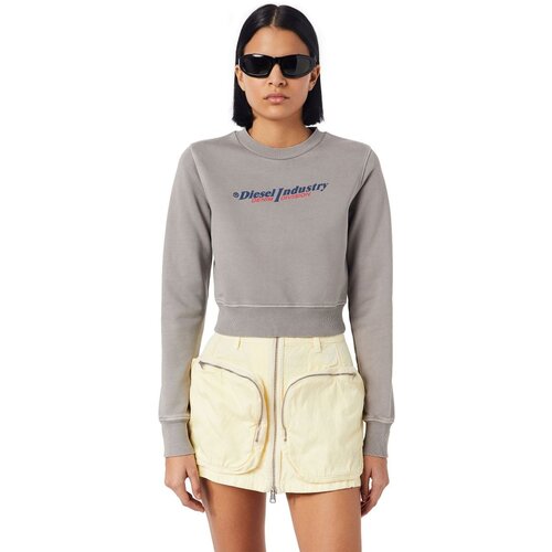 Diesel Sweatshirt - F-SLIMMY-IND SWEAT-SHIRT grey Cene