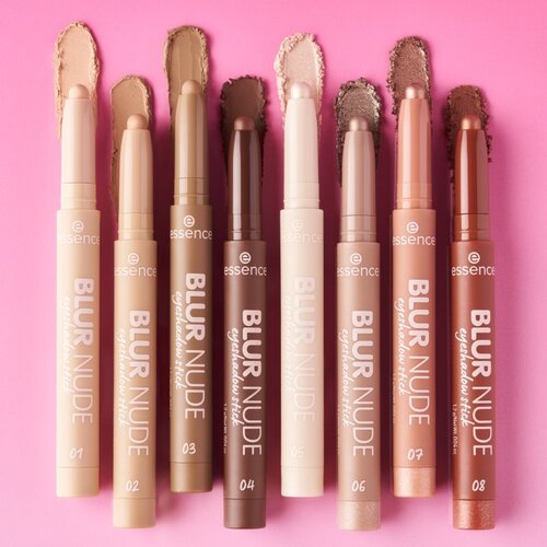 Essence BLUR NUDE senčila za oči v svičniku odtenek 06 Iced Mocha 1.2 g Slike