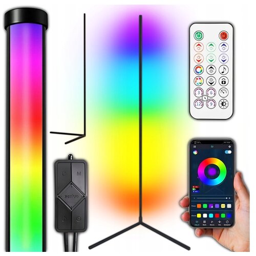 Dexxer lED RGB kotna talna svetilka 132cm APP + daljinski up Cene