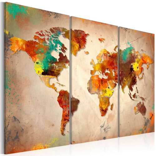  Slika - Painted World - triptych 60x40 Cijene