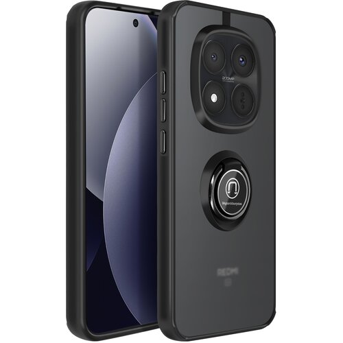 AVIZAR Ovitek za Redmi Note 15 Pro Plus z magnetnim obročem in mat zaključkom, Črna, (5000189346) Cene
