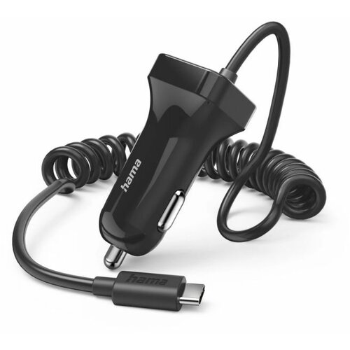 Hama Auto punjač, USB tip-C, 12W, 12-24V, 5V/2.4A, crni Cene