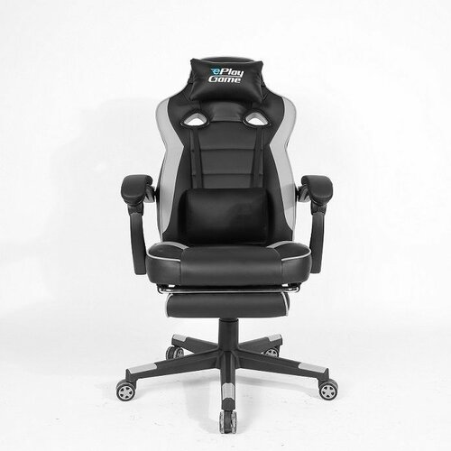 Eplaygame gejmerska stolica HC-4094GR / sivo-crna Slike