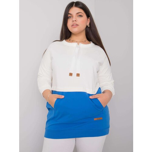 RELEVANCE Sweatshirt-RV-BL-6845.51P-white-blue Cene