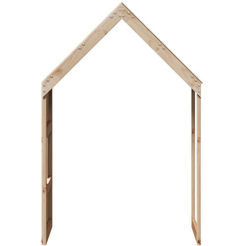 Krov za dječji krevet 60 x 89 x 134,5 cm od masivne borovine Slike