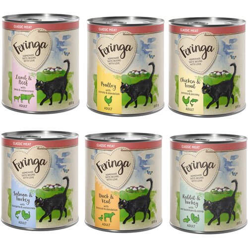  Me&scaron;ano poskusno pakiranje: Feringa Classic Meat meni  - 6 x 800 g Cijene