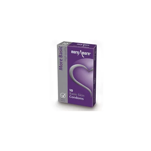 moreAmore Kondomi Basic Skin 10/1