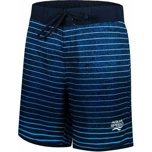 Aqua speed Man's Swimming Shorts Nolan Navy Blue