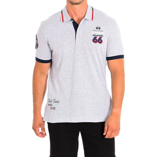La Martina Polo majice kratki rokavi TMP602-PK097-01001 Siva Cene