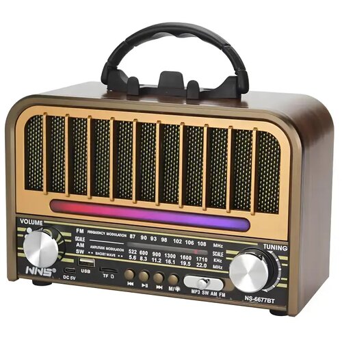  NS-6677BT retro FM radio za dom, kuhinju i kancelariju Cene