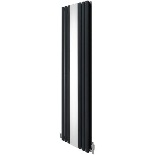 Monster ovalni zrcalni radiator in ventili - 1800 mm x 500 mm - antracitno siva, (21569855) Cene