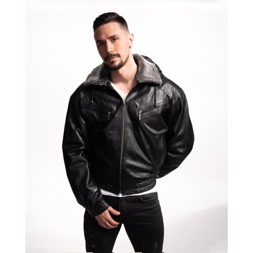La Force Fashion mu&amp;scaron;ka kožna jakna marciano jk - crna Slike
