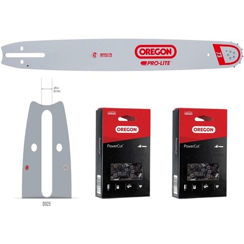 Oregon meč 163SLHD025 + 2 verigi 75EXL060E, PRO kit OR 649555 Cene