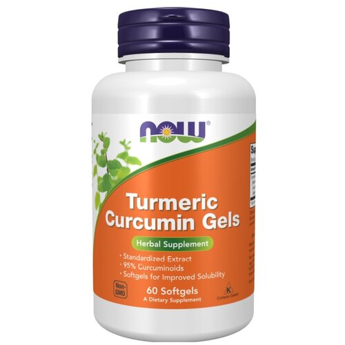 Now Foods Turmeric Curcumin Softgels (60) Standard Slike