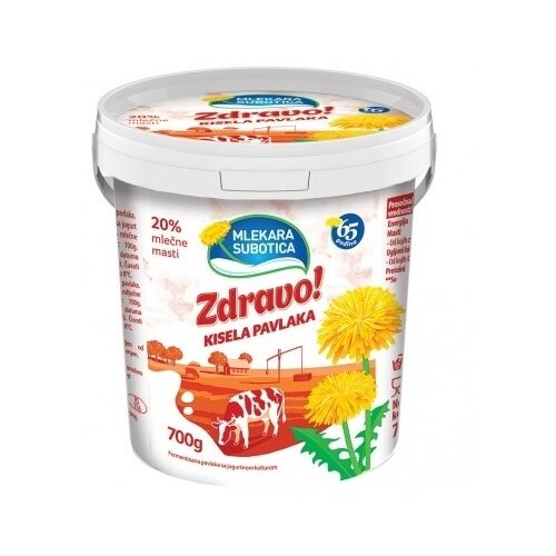 Zdravo Kisela pavlaka 20%mm 700g Cene