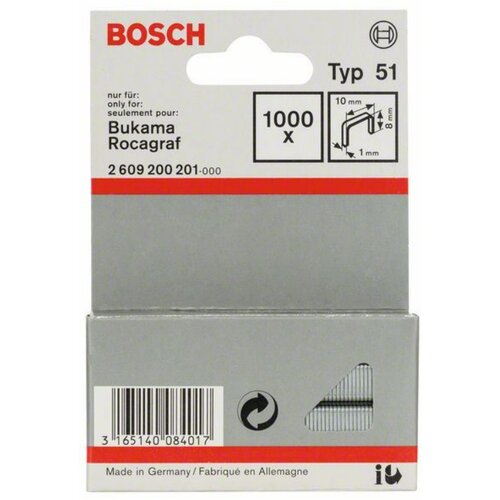 Bosch Municija za heftalicu 10 x 1 x 8 mm Slike