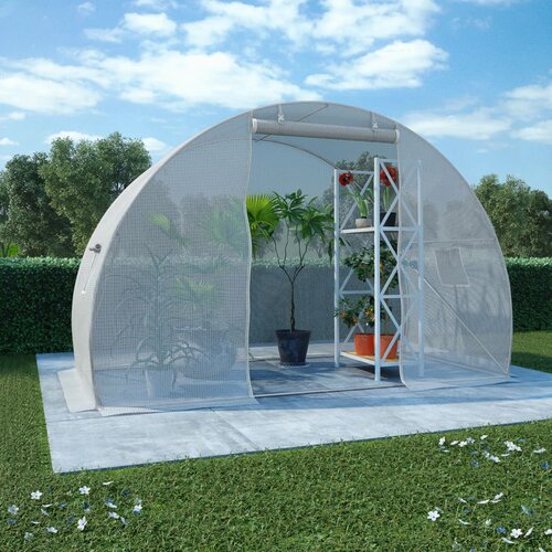 vidaXL Rastlinjak 4,5 m² 300x150x200 cm, (20747988) Cene