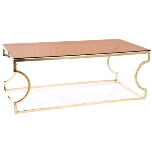 Molarem Home Stolić KENZO A 120*60 cm - jantarno kaljeno staklo Cijene
