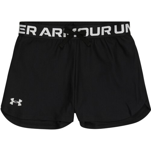 Under Armour Sportske hlače 'Play Up' crna / bijela Cene