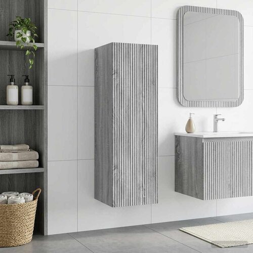  Ormar za Kupaonicu na Zidu Siva Sonoma 33 x 34,5 x 60 cm Slike