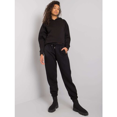 RUE PARIS Sweatpants-RV-DR-7205.74-black Slike