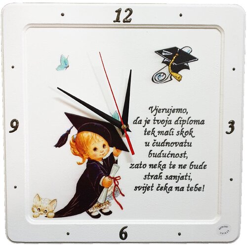  Darilo za diplomo! Stenska ura &amp;Scaron;17010 Slike