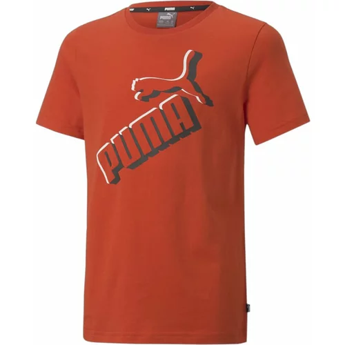 Puma Otroška majica ESS+ Logolab Tee Rdeča