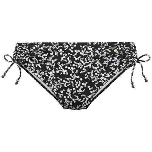 Lascana Bikini hlačke 'Meadow' črna