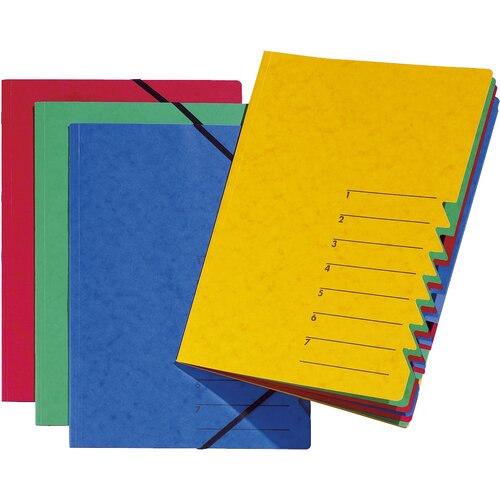 Pagna Organizator mapa EASY, DIN A4, karton, 7 predelkov, modra, (21651273) Cene