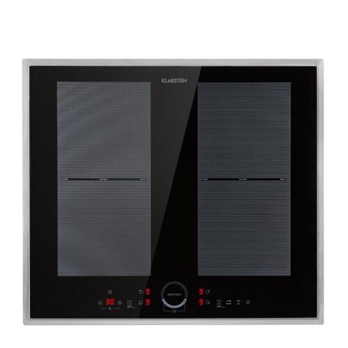 Klarstein Delicatessa 60 Prime, indukcijska kuhalplo&amp;scaron;ča, 4 cone, 7000 W, časovnik, črna Slike