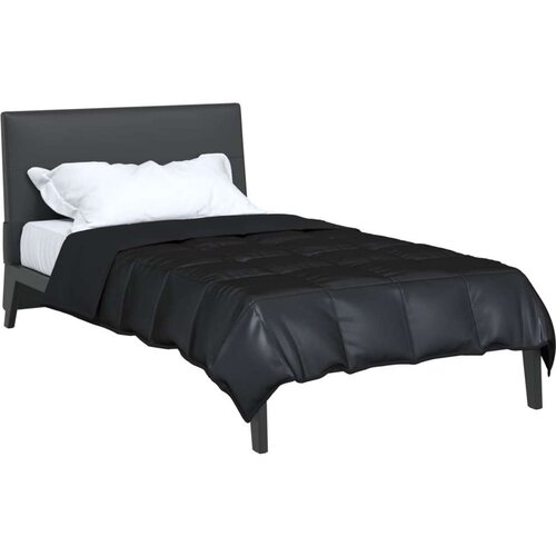  Ljetni pokrivač Crna 200 x 135 cm Saten i mikrovlakna Slike