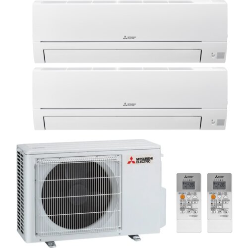 Mitsubishi Klimatska naprava 2x MSZ-HR35VFK-E2/MXZ-2HA50VF2-E1 z montažo Cene