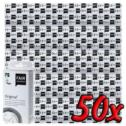 FAIR Squared Original - Fair Trade Vegan Condoms 50 pack Cene
