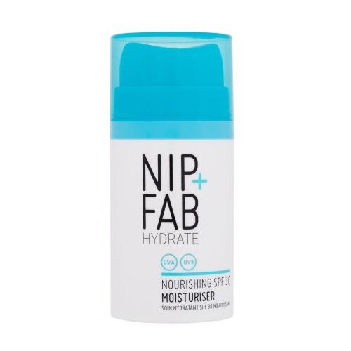 NIP+FAB Hydrate Nourishing Moisturiser SPF30 proizvod za za&amp;scaron;titu lica od sunca suha 50 ml za žene Slike