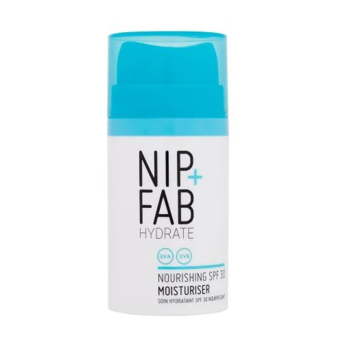 NIP+FAB Hydrate Nourishing Moisturiser SPF30 zaščita pred soncem za obraz suha koža 50 ml za ženske