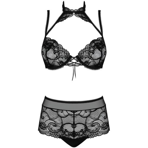 Obsessive Elizenes 2-pcs Set Black S/M Cijene