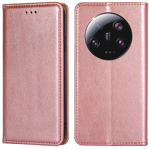 INORCO Za Xiaomi 13 ultra usnjena torbica za telefon Waxy Crazy Horse s teksturo stojalo ovitek za telefon, (22033071) Slike