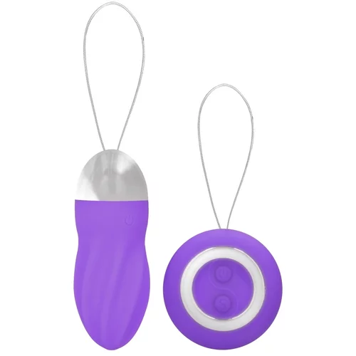 Simplicity George Rechargeable Remote Control Vibrating Egg Purple