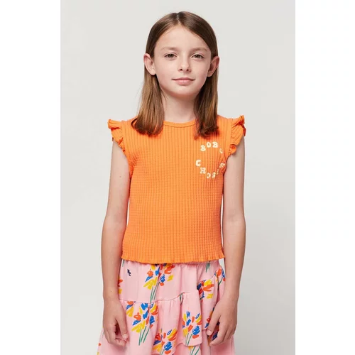 Bobo Choses Otroška kratka majica oranžna barva