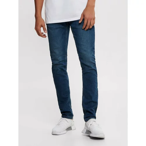 Only & Sons Jeans hlače Loom 22008472 Mornarsko modra Slim Fit