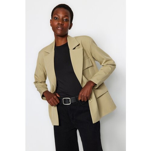 Trendyol Blazer - Khaki - Oversize Slike