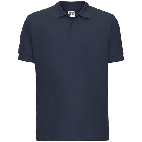 RUSSELL Men&amp;#039;s navy blue cotton polo shirt Ultimate Slike