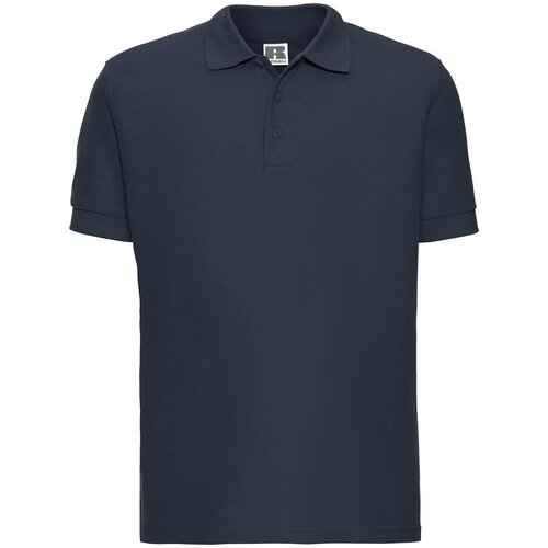 RUSSELL Men's navy blue cotton polo shirt Ultimate Slike