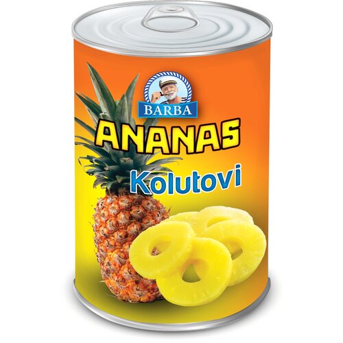 Barba ananas kolutovi, 565g Cene
